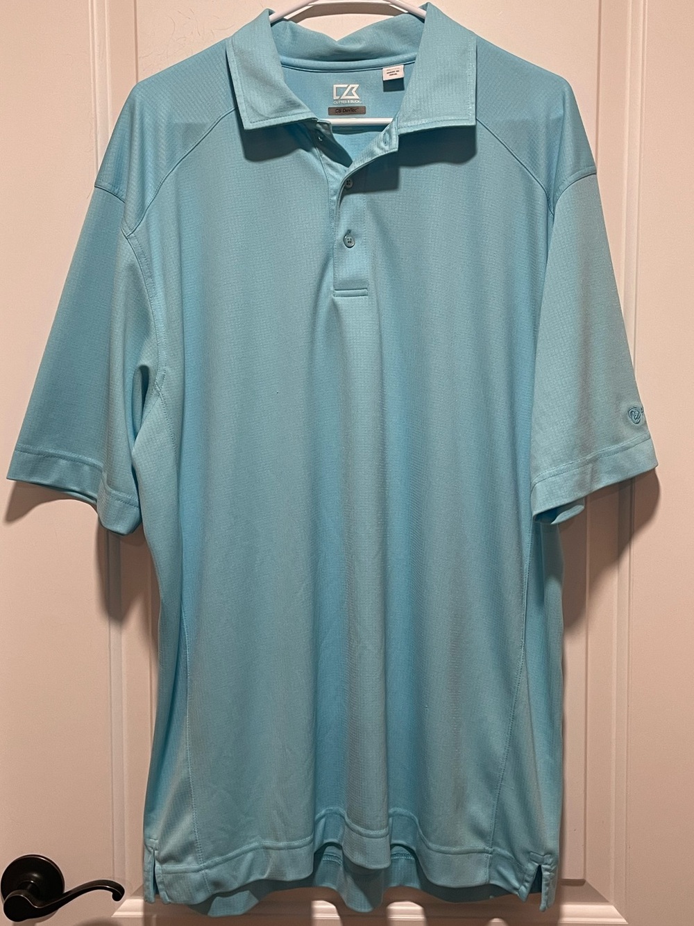 Cutter & Buck Men’s CB DryTec Aqua Performance Golf Polo Sweat Wicking & Cooling